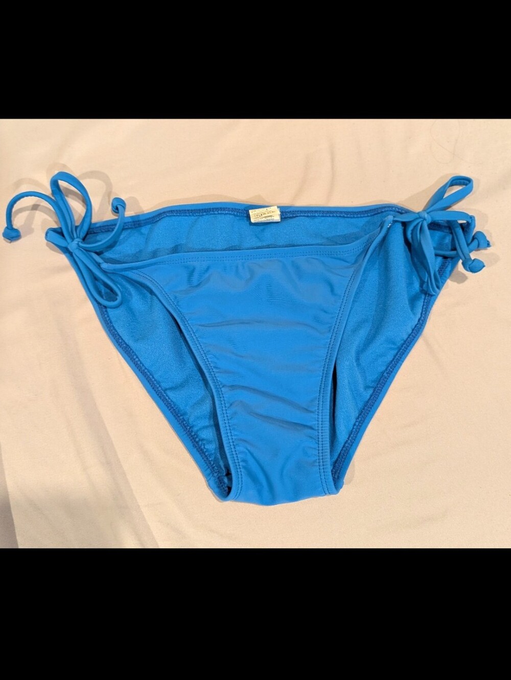 Bright Blue Side Tie Bikini Bottom